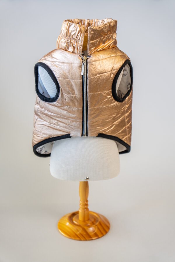 Colete Metalizado Dourado - Imagem 3
