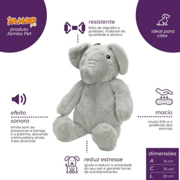 Pelúcia Big Elefante - Imagem 2