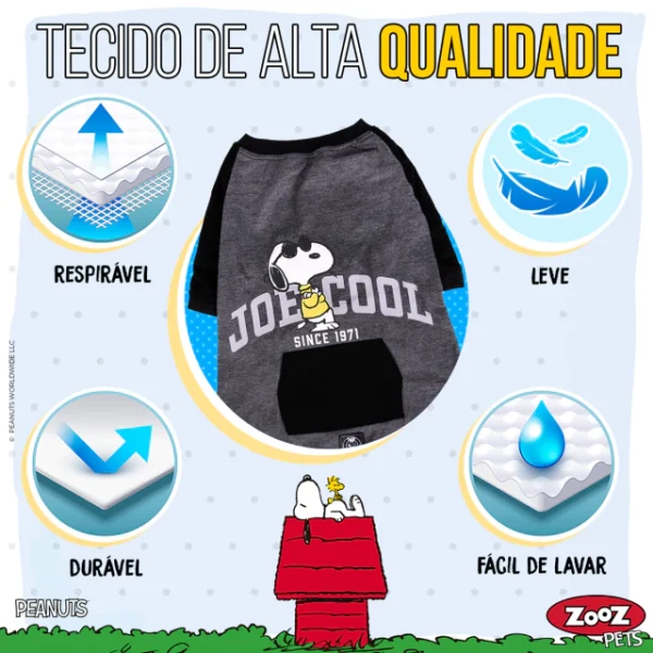 Camiseta Snoopy Joe Cool - Imagem 4