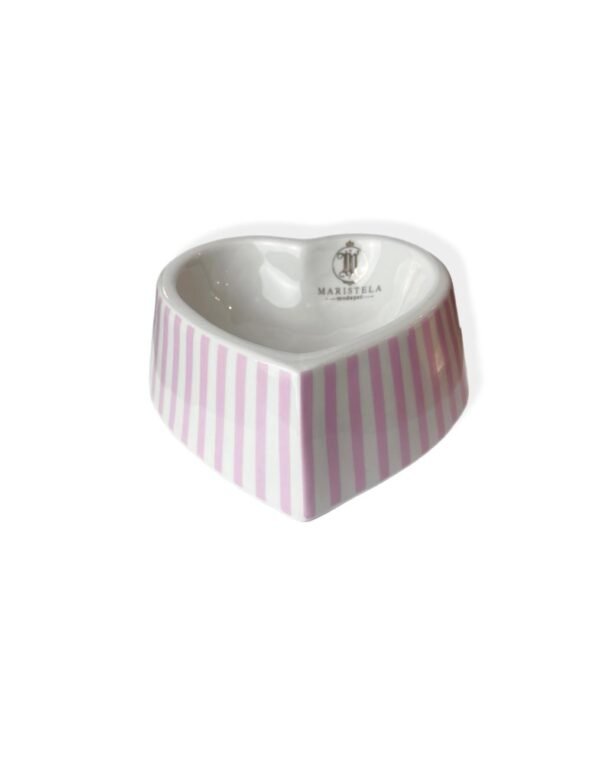 Comedouro Porcelana Coração - Imagem 2