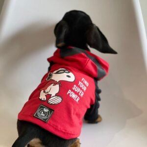 Camiseta Manga Longa Snoopy Hero Vermelha
