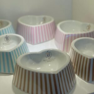Comedouro Porcelana Coração