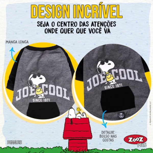 Camiseta Snoopy Joe Cool - Imagem 5